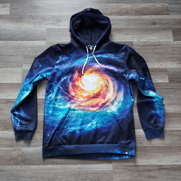 Into The AM Galaxy Hoodie Large Space All Over Print - Picture 2 of 12